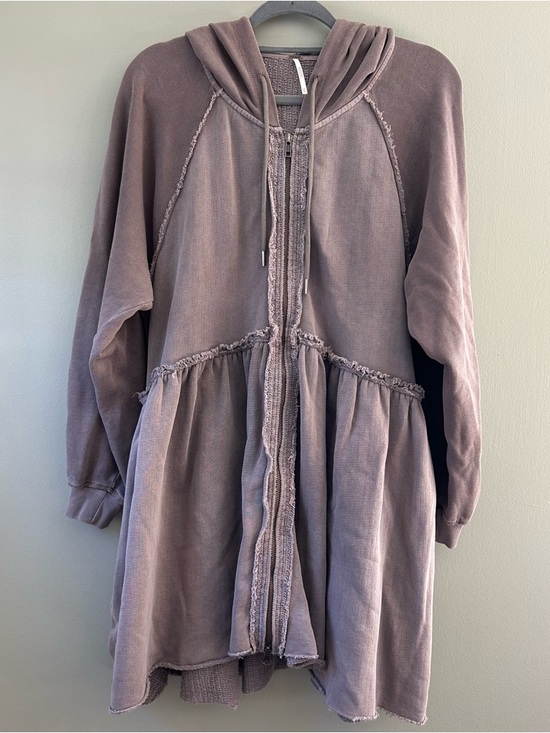 Free People Tops - Free People Peplum Hoodie